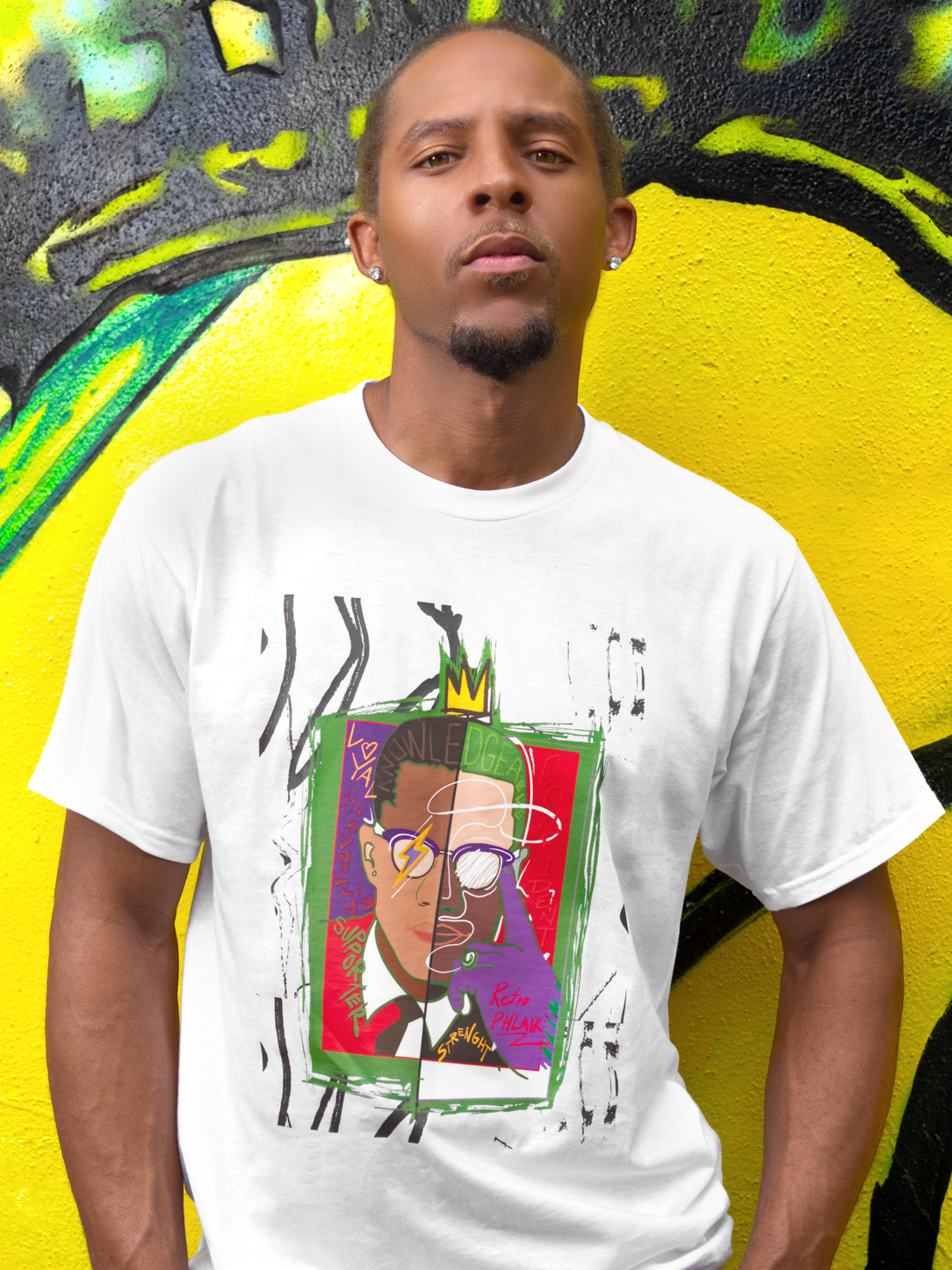 Abstract K.I.N.G PHLAIR Tee