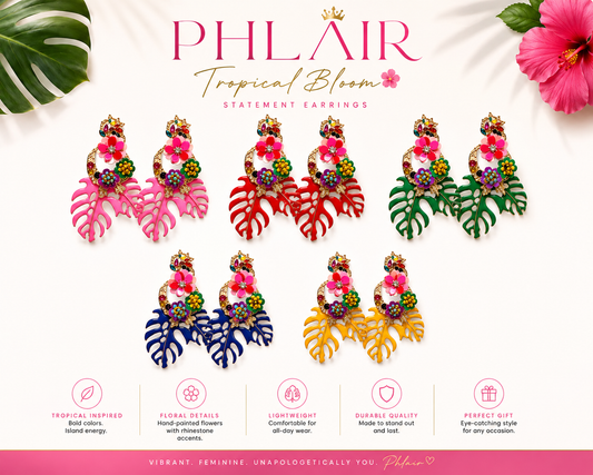 Tropical Bloom Phlair Earrings