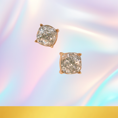 Stunningly Samari, Sequin Stud Earrings